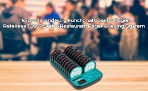 Horizontal and Fully Functional Coaster Pager Retekess TD167 Series Restaurant Pager Queuing System doloremque