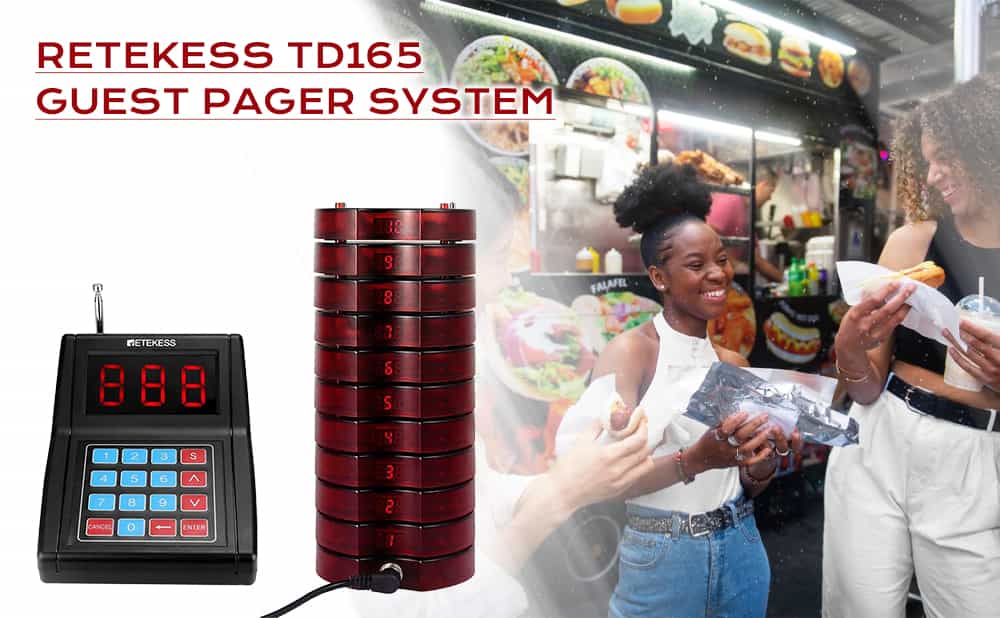 Elevate Restaurant Service with the Retekess TD165 Guest Pager System