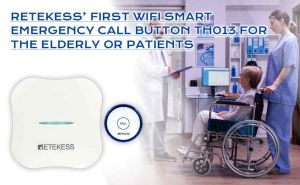 Retekess’ First WiFi Smart Emergency Call Button TH013 for the Elderly or Patients doloremque
