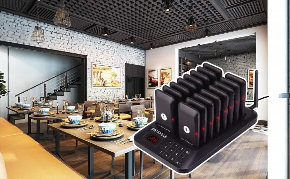 Retekess TD157 Wireless Pager Calling System Amazon and the Retekess website
