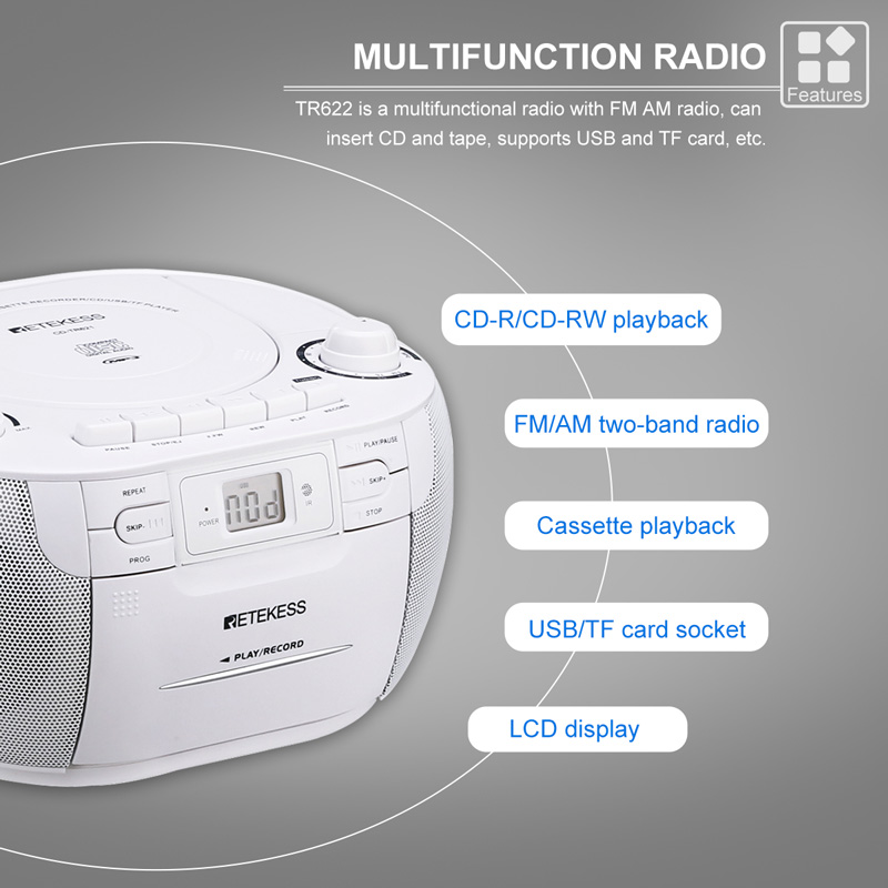 portable boombox radio