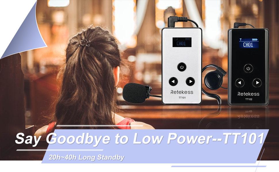 long standby time tour guide system