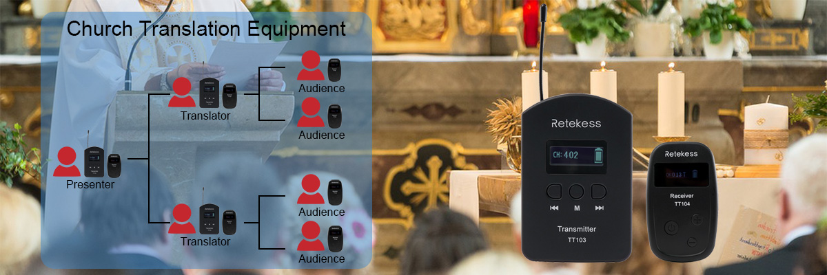 TT103 translation equipment for church
