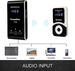 transmitter support aux input