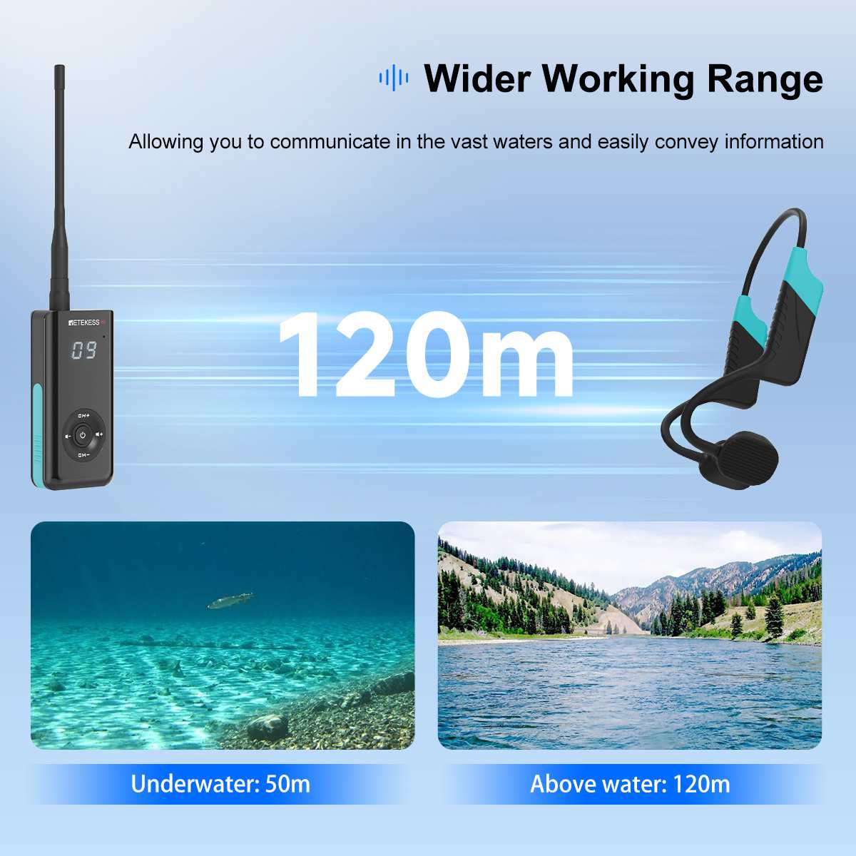 Retekess tt120 underwater communicator