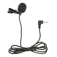 Retekess F4511B Portable Clip-on Lapel Microphone 3.5mm Jack Hands-free Wired Microphone for Tour guide System