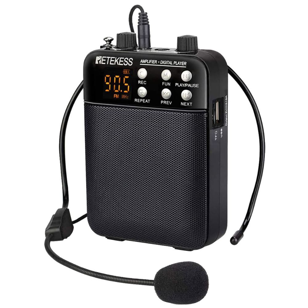 TR619 Voice Amplifier Microphone with FM Radio