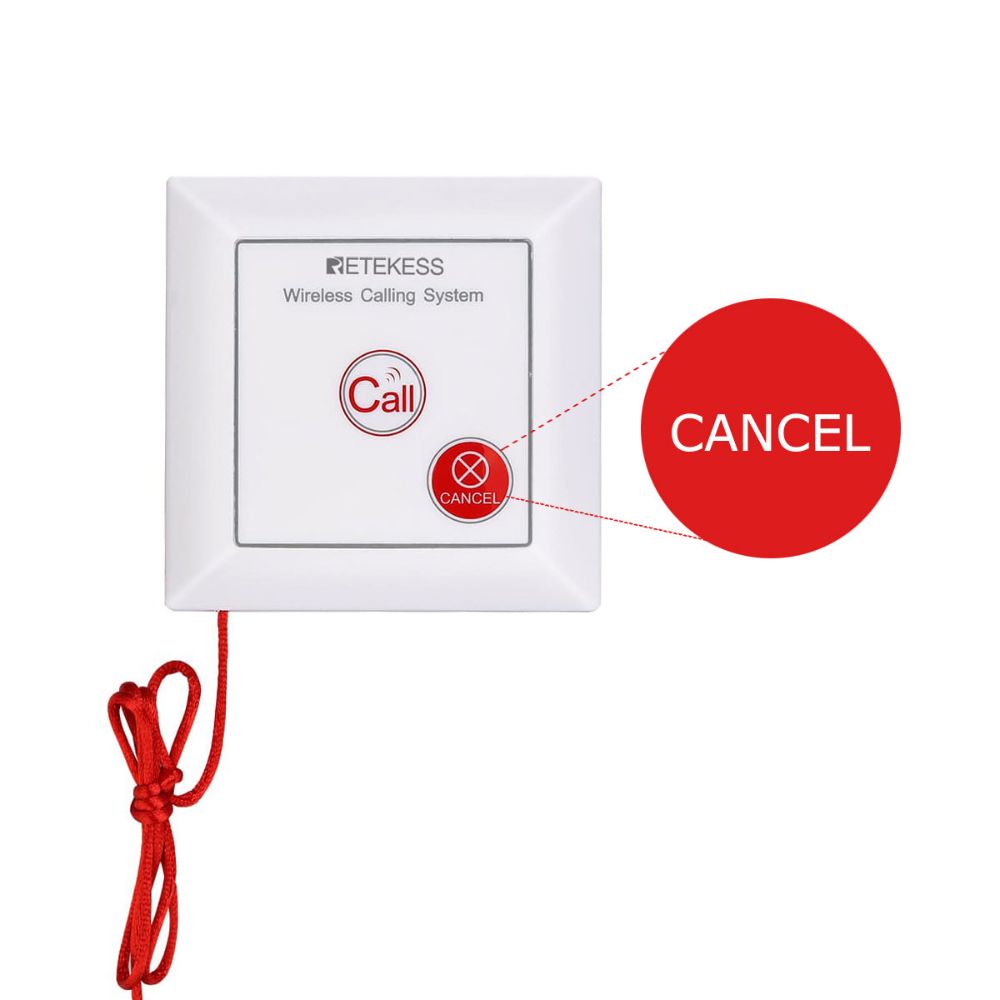 Retekess TH103 Security Alarm Motion Sensor with Light for Home Security Hospital Warehouse and Supermarket