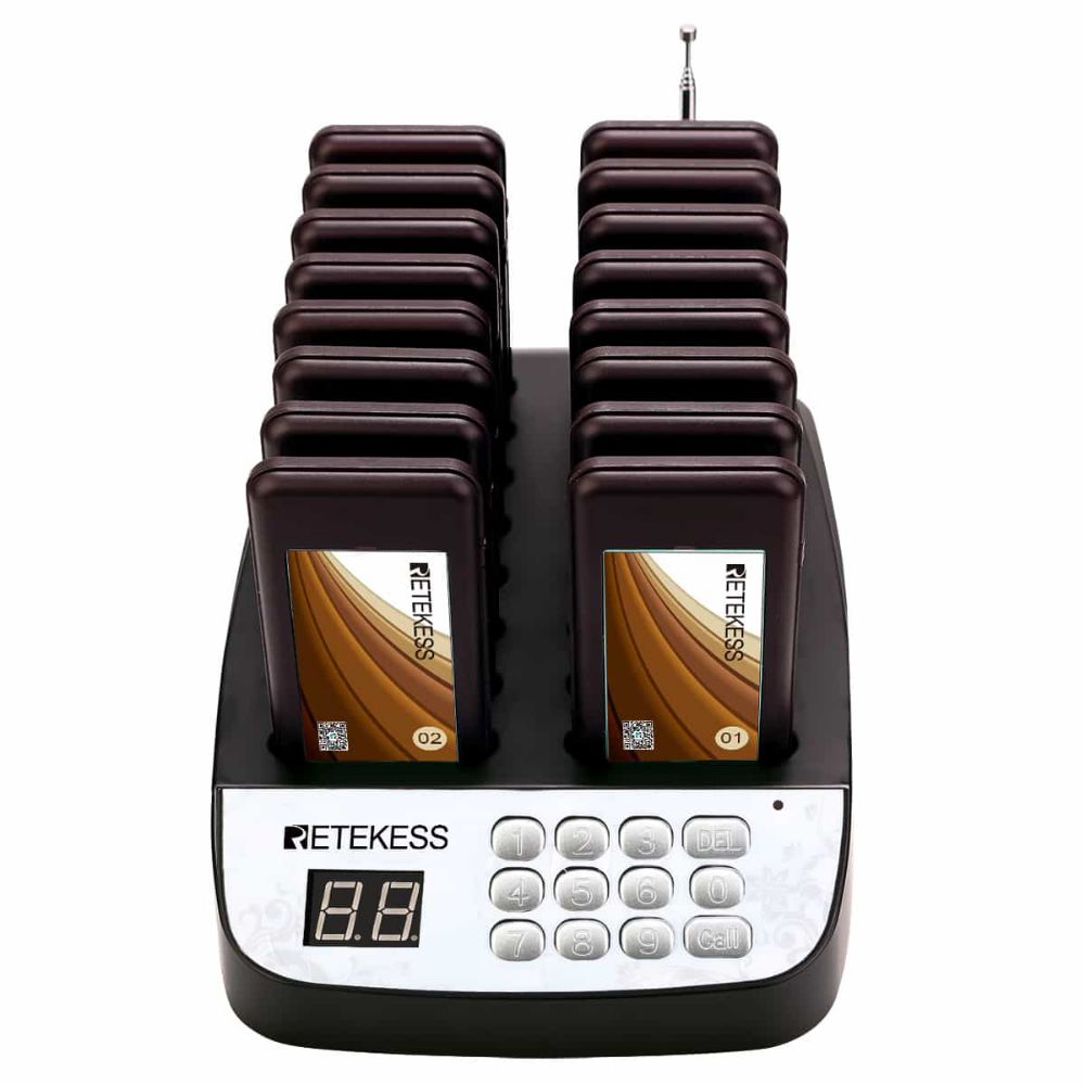 T113 Wireless Guest Paging System for Restaurant Clinic
