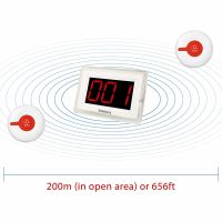 retekess t114 display receiver with t117 call buttons 200 meter distance