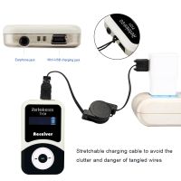 T131-receiver-with-mini USB-charging-cable