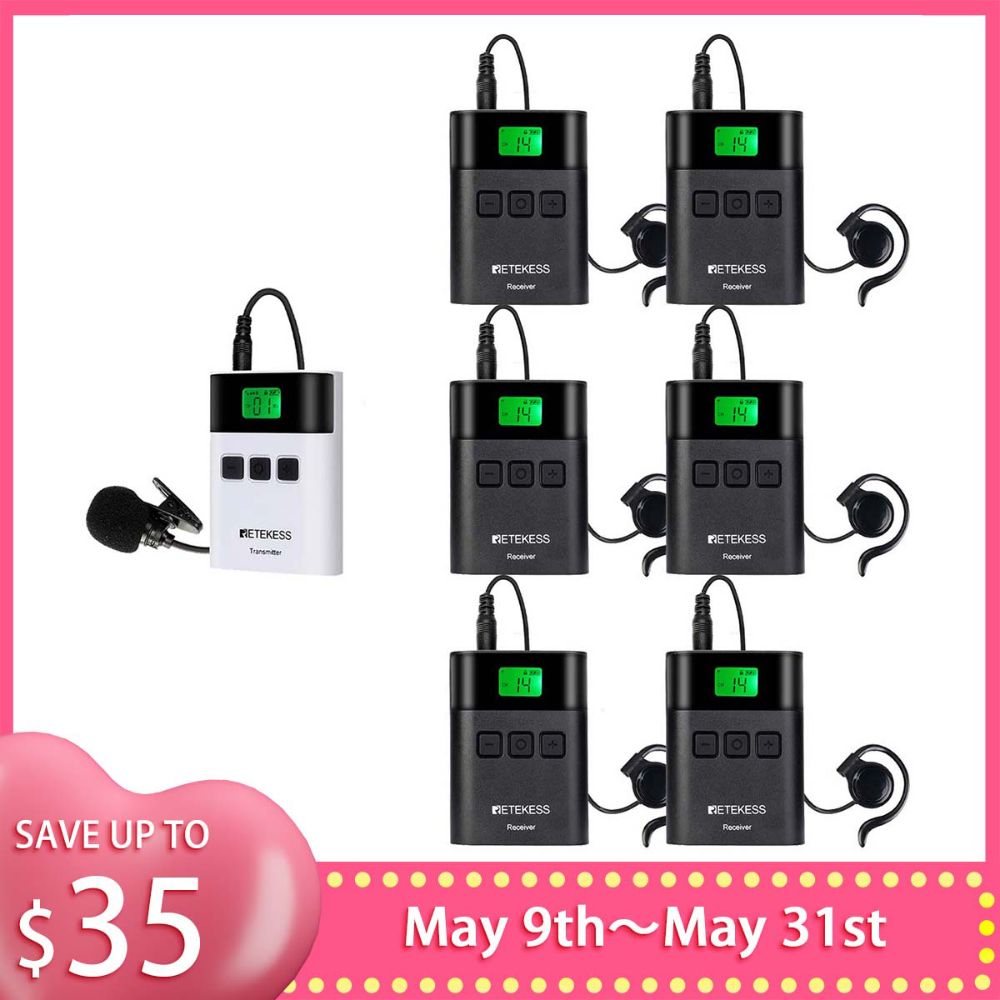 TT122 Wireless Tour Guide Audio System Long Range Communication