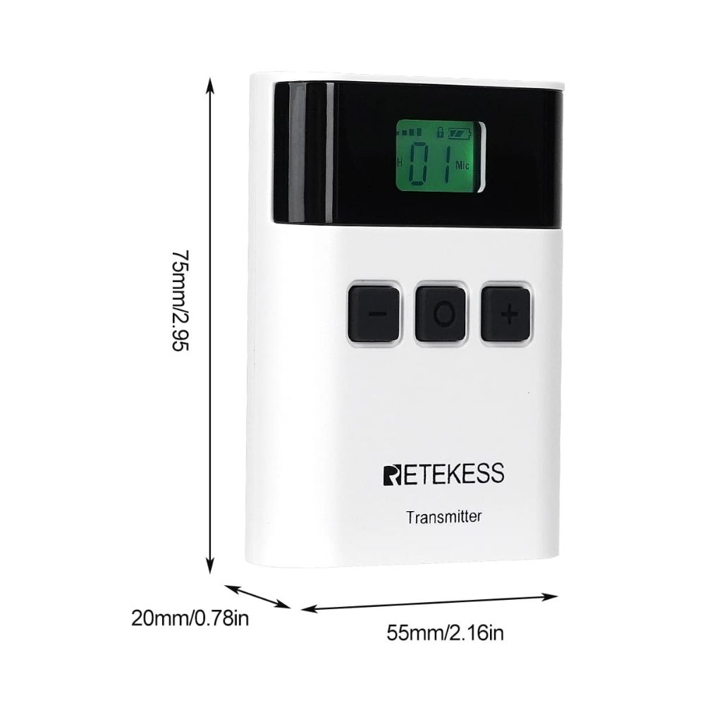 TT122 Tour Guide Interpretation System with 32-slot Charging Case