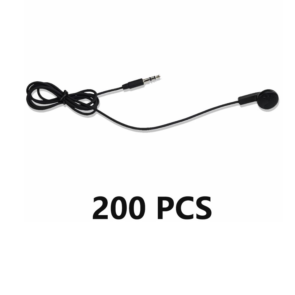 Retekess TT019 Tour Guide System Universal Disposable Earpiece In-Ear Single-Sided Earphones 3.5 mm Audio Jack