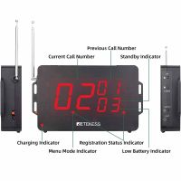 retekess calling system wireless for hospital td136 display receiver size