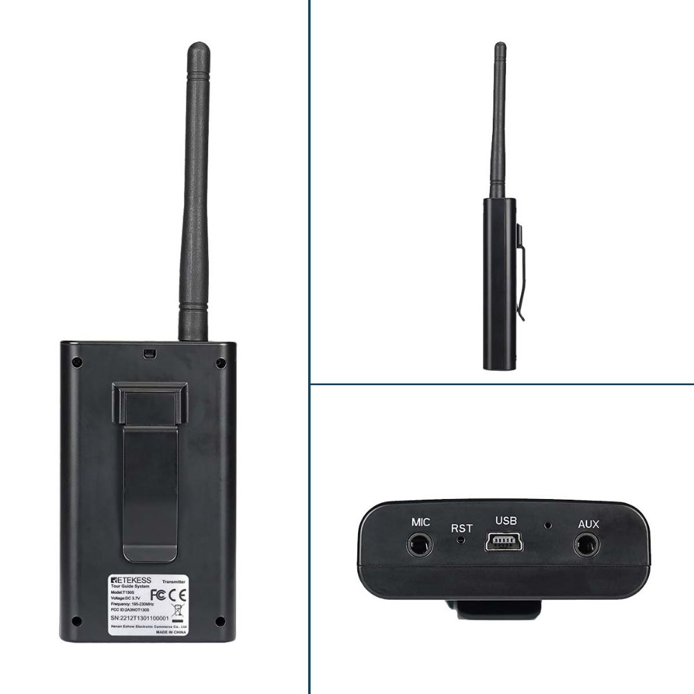 Retekess T130S T131S Whisper Radios for Tour, Church, Factory Visit, School, Interpretation and Assisted Hearing