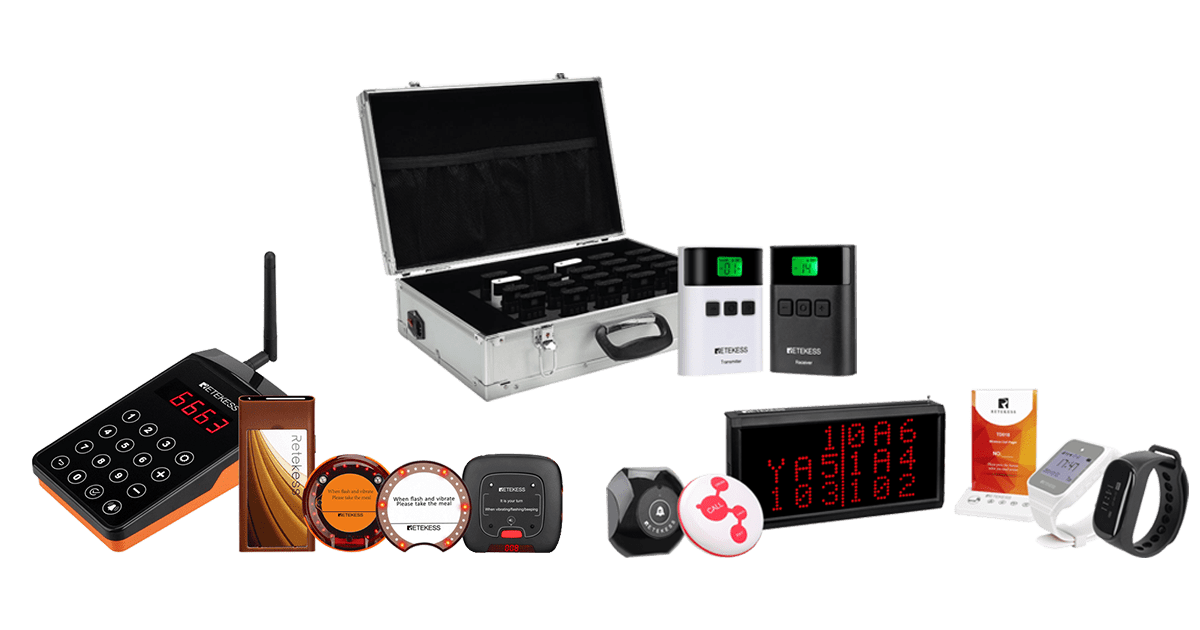 Retekess wireless pager and tour guide system