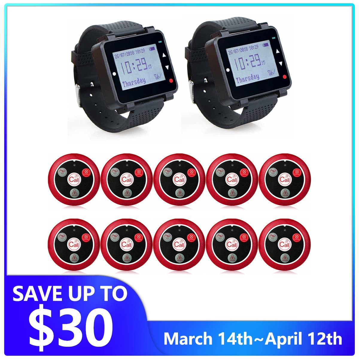 T128 Wireless Service Calling System