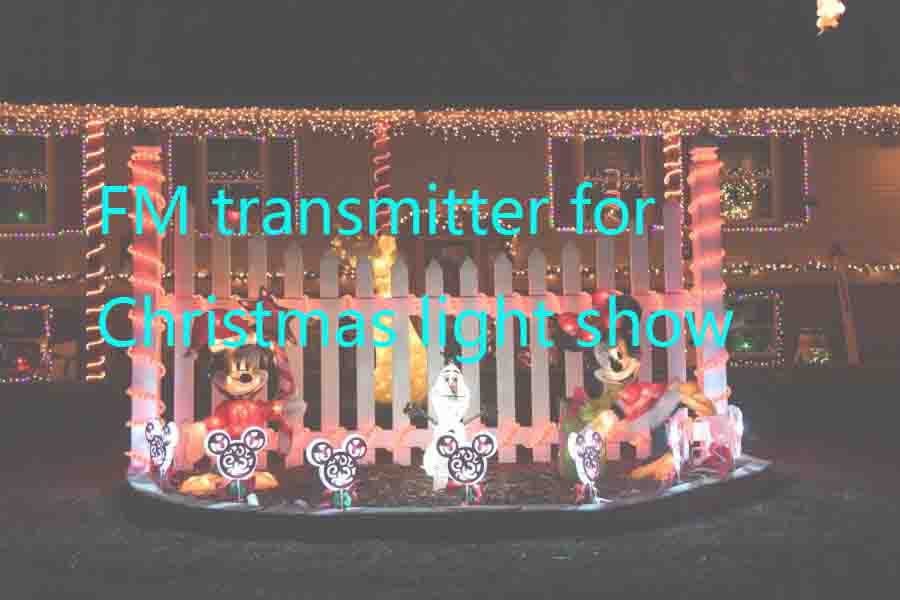 What FM transmitter do I need for Christmas light Show? 