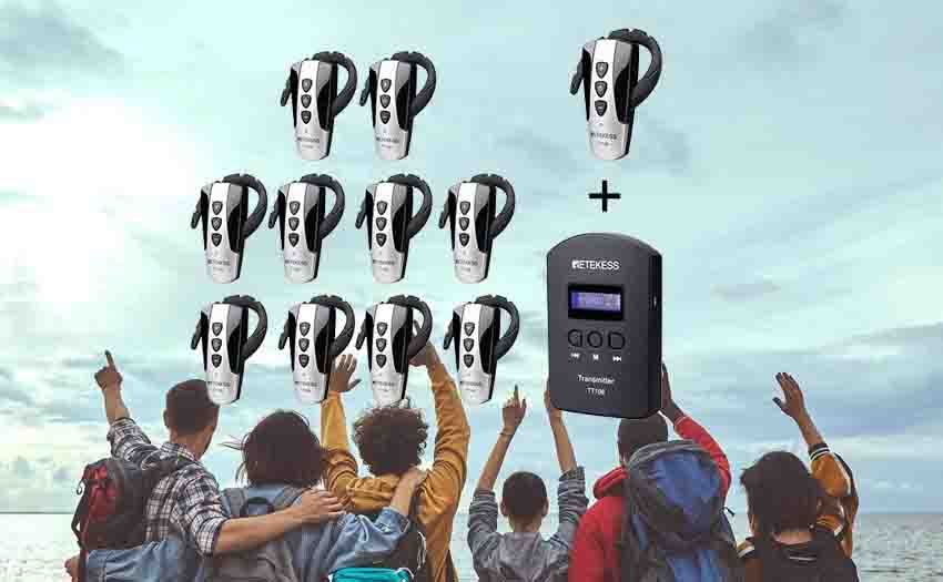 Instruction of Retekess TT106 Wireless Tour Guide System