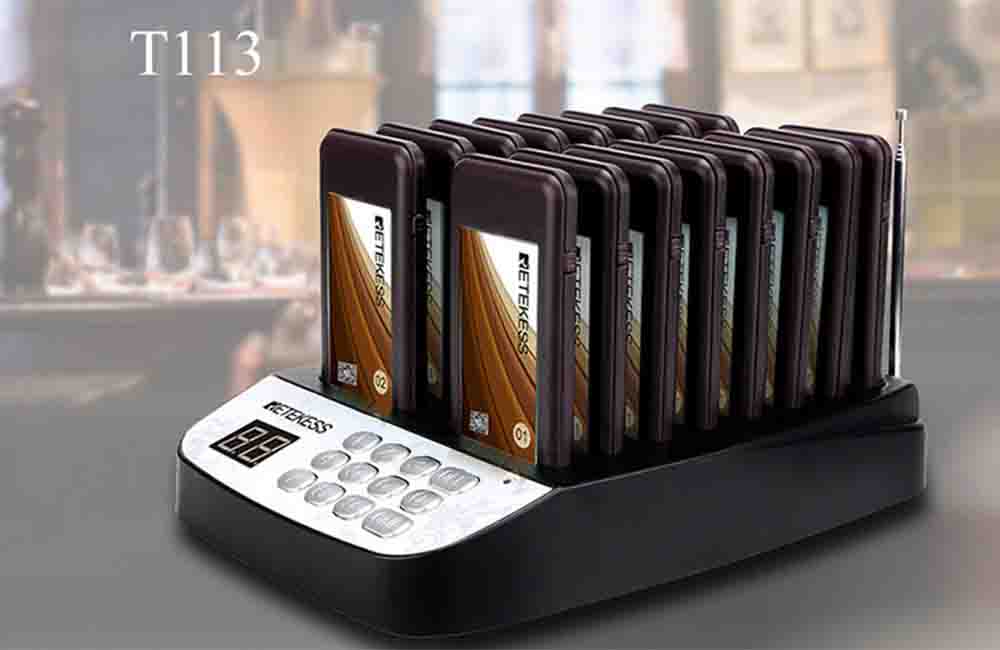 Retekess T113 Guest Paging System Benefits your Restaurant