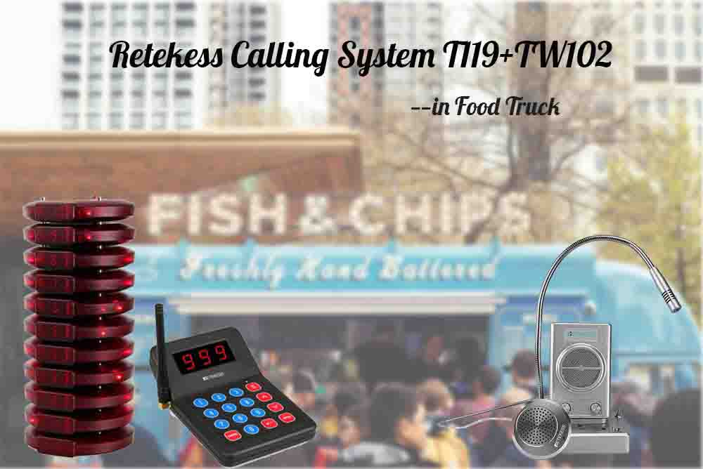 Retekess Wireless Calling System T119+TW102