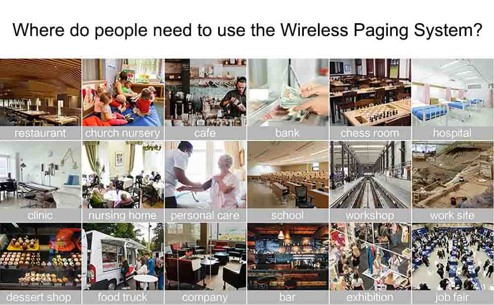 Where do People Need to Use the Wireless Paging System