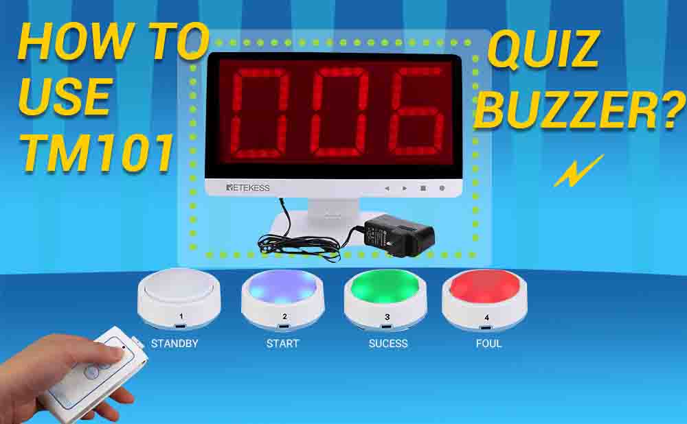 How to Use the TM101 Quiz Buzzer System?
