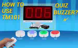 How to Use the TM101 Quiz Buzzer System? doloremque