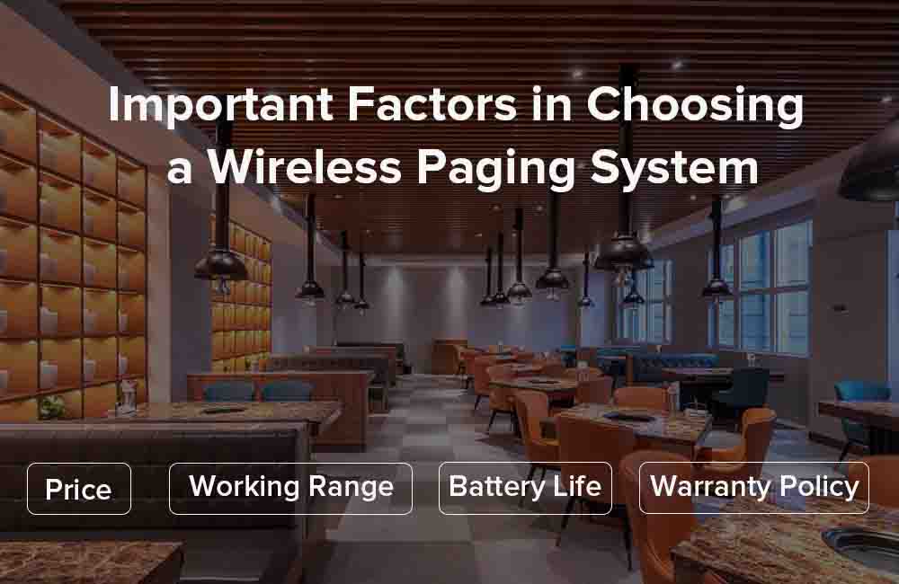Important Factors in Choosing a Wireless Paging System