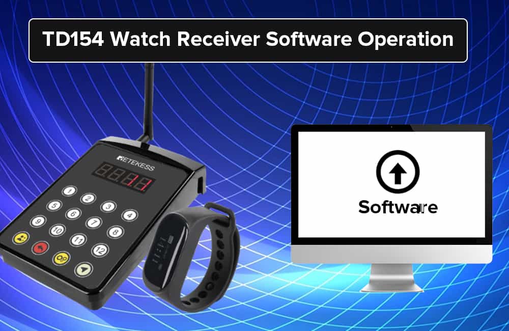 TD112 watch receiver software operation