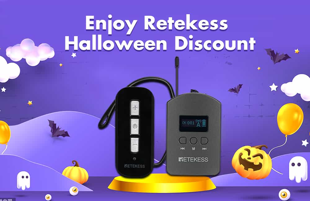 Retekess Halloween Discount For Tour Guide System