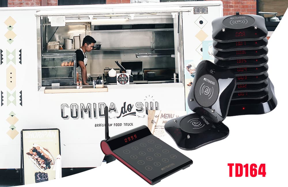 Wireless Pager System Save Your Charging Outlets in Food Truck