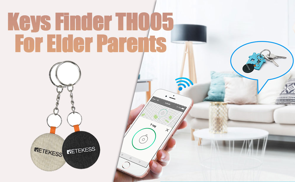 Keep Senior Mom's Keys Safe with TH005 Key Finder - Mother's Day Gifts Recommendation