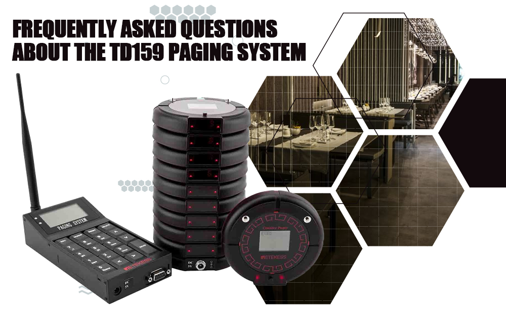 Frequently Asked Questions About the Retekess TD159 Pager System