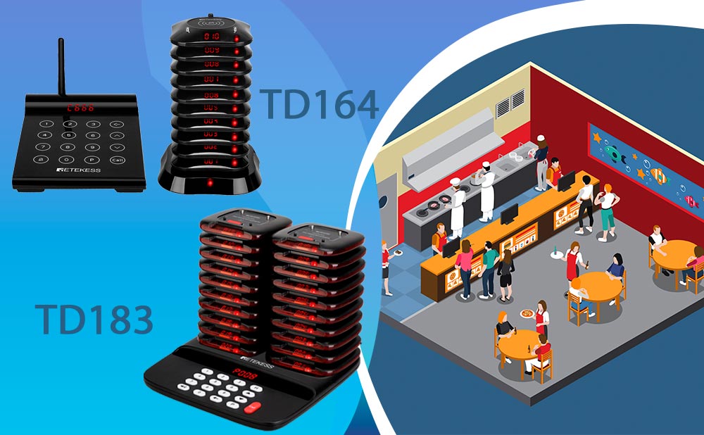 The Difference Between TD164 and TD183 Restaurant Pager System