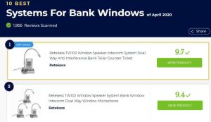 Top System for Bank Window Intercom System-Retekess TW102 doloremque