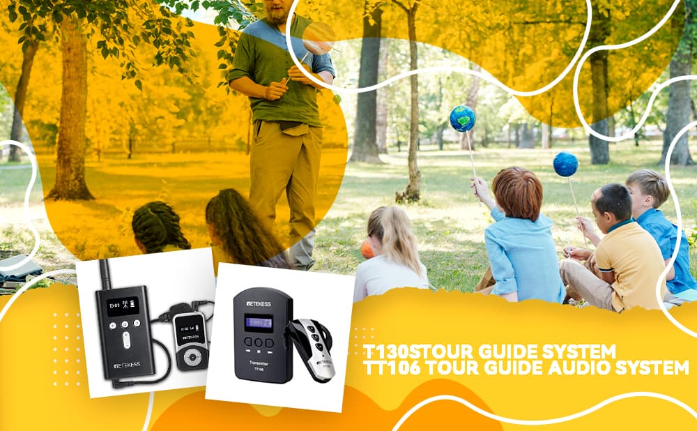 Translation tools suitable for outdoor classrooms: Retekess T130S, TT106 tour guide system