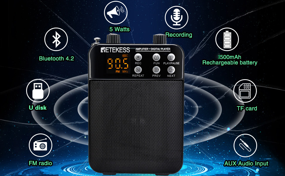 voice amplifier speaker functions