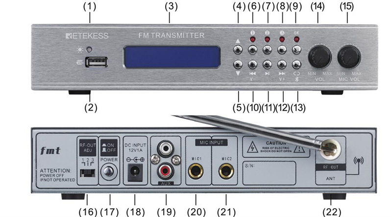 fm transmitter TR501