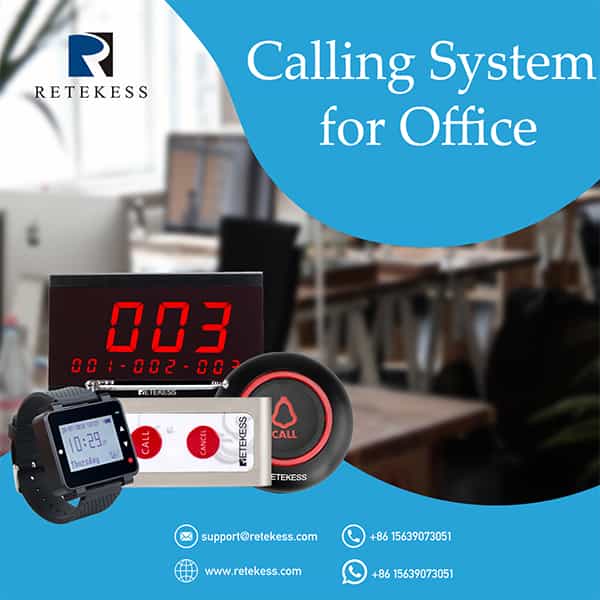 Retekess calling system for improving work efficiency