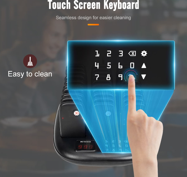touch screen td175p restaurant server paging system